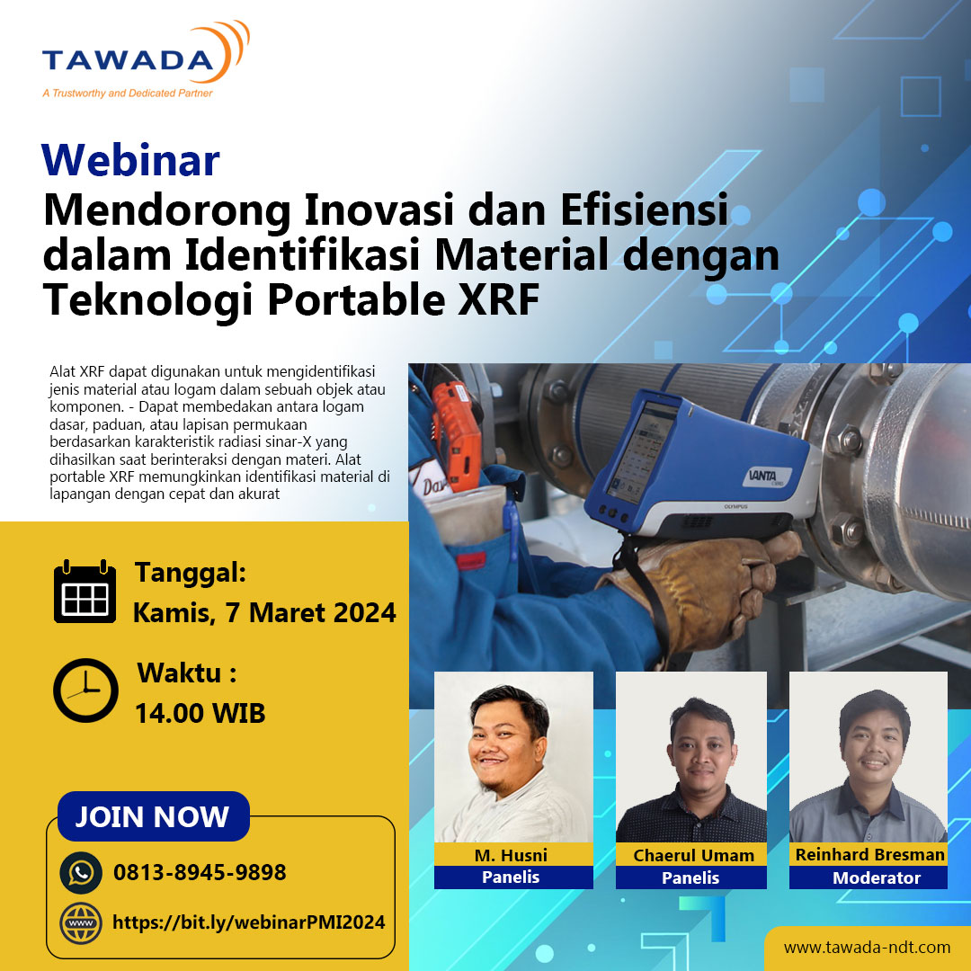<strong>Webinar – Mendorong Inovasi dan Efisiensi dalam Identifikasi Material dengan Teknologi Portable XRF</strong>