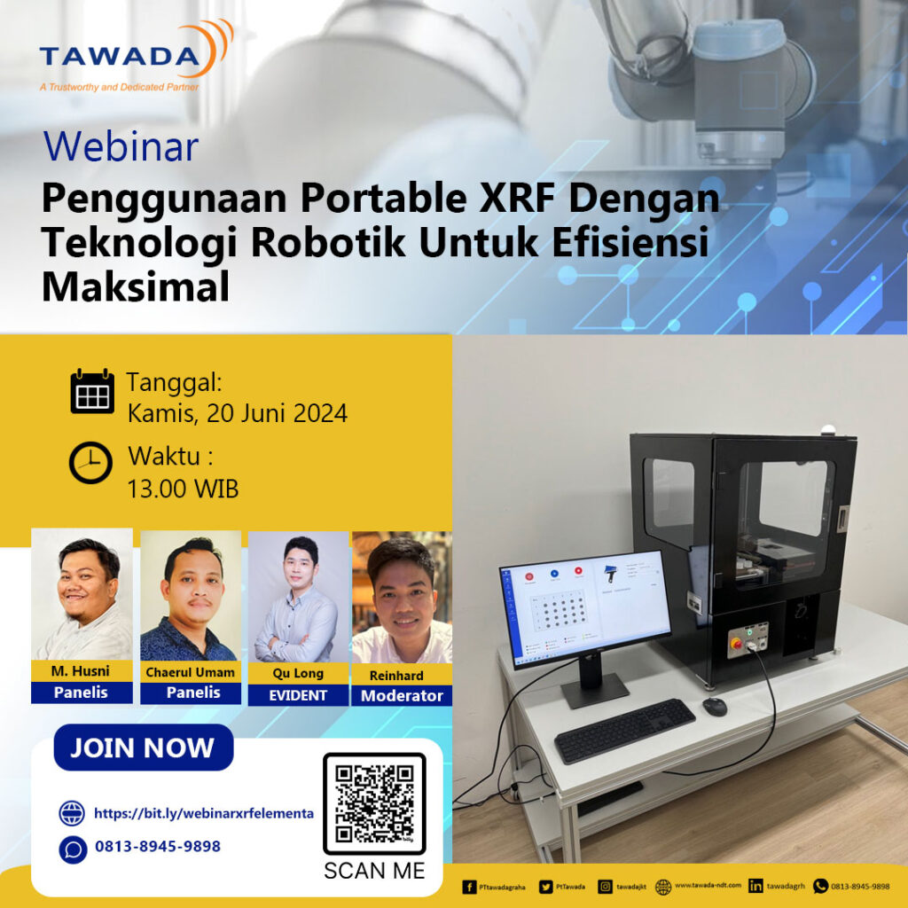 Webinar:Penggunaan Portable XRF Dengan Teknologi Robotik Untuk Efisiensi Maksimal